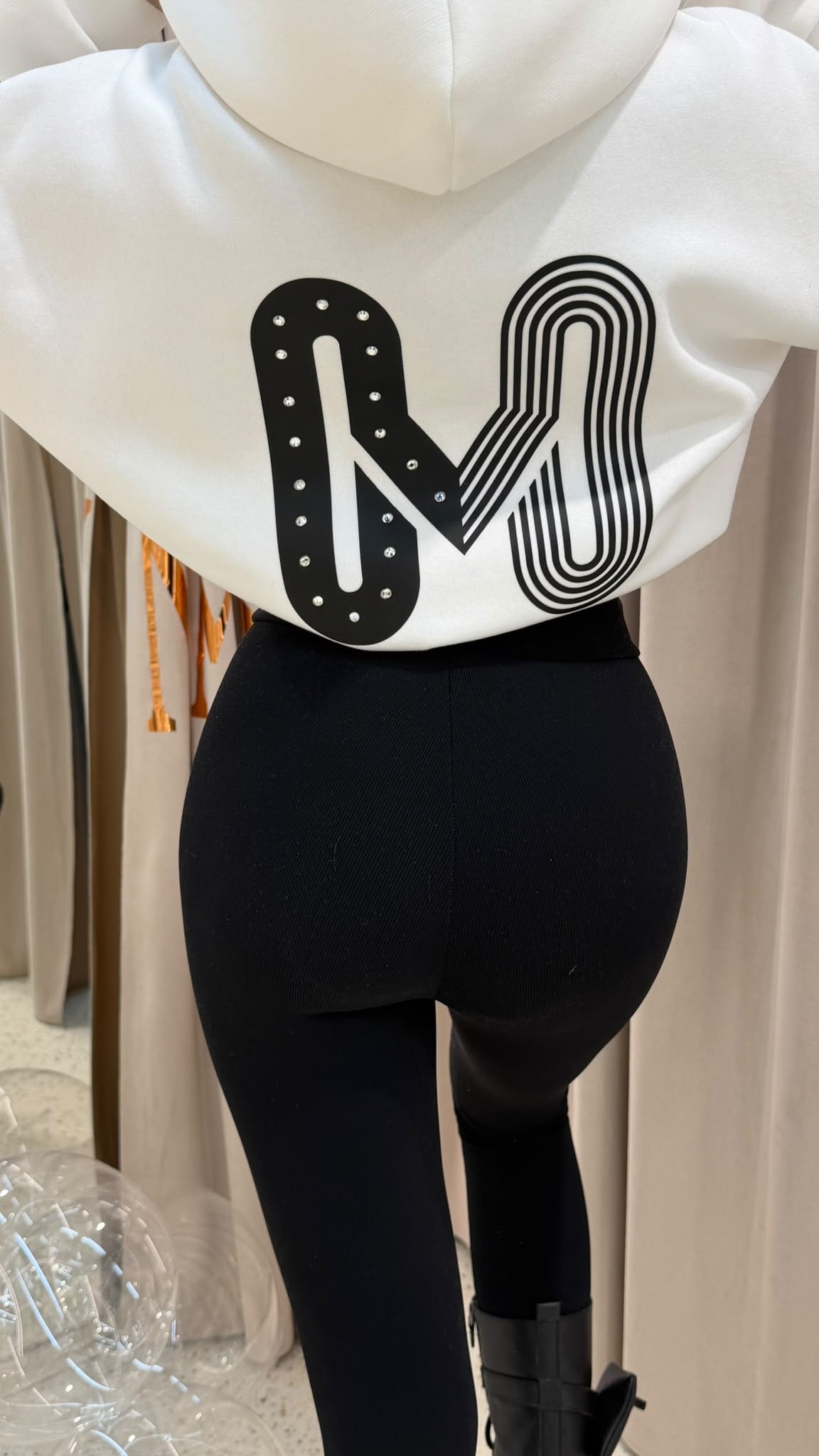 Bluza ZIP SHINE GIRL Mia Maison biała